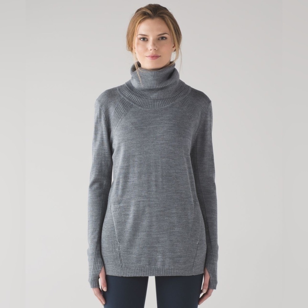 Lululemon Sweat And Savasana Merino Wool Sweater, Size 6